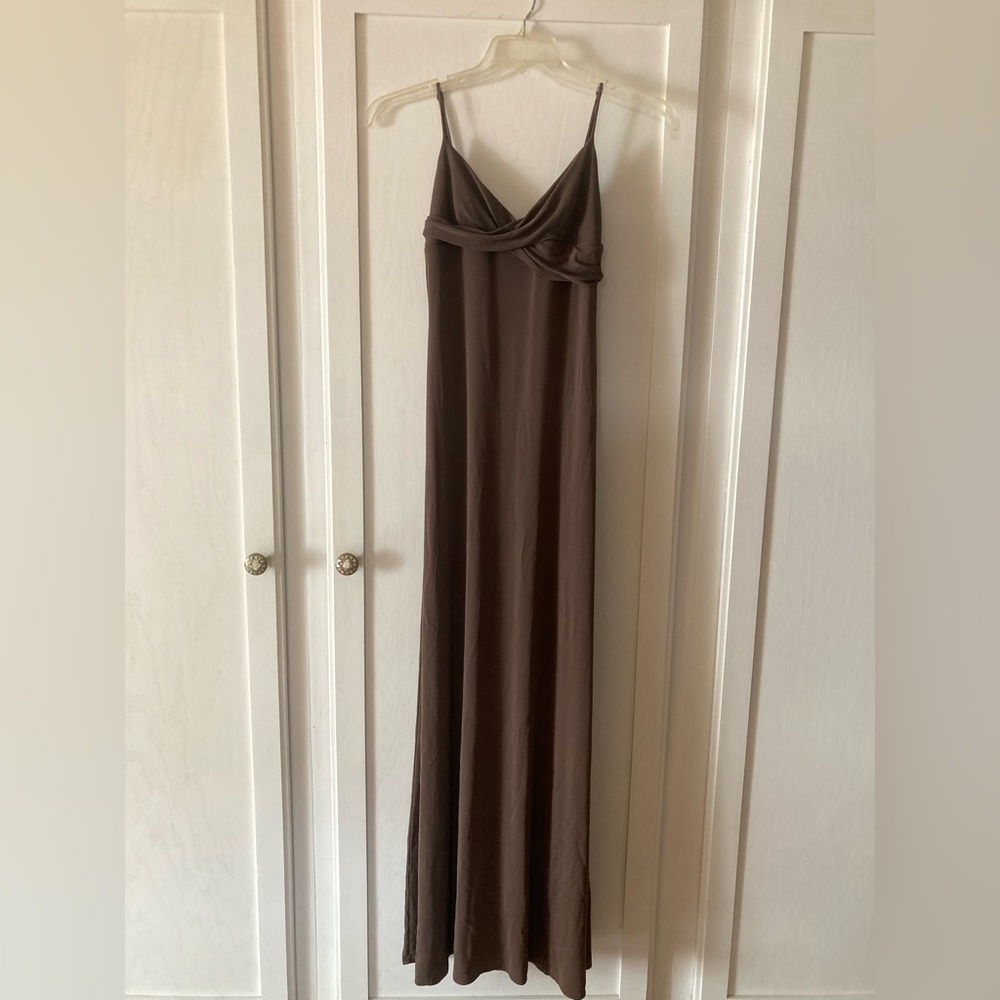 BCBGMaxAzria Chocolate Brown Maxi Dress/Gown